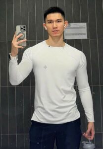 MA-HUIYI-เสื้อแขนยาวขาว